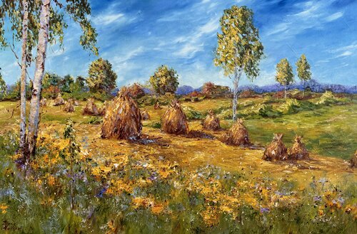 L'été indien van Diana Malivani, Schilderij te koop op Singulart