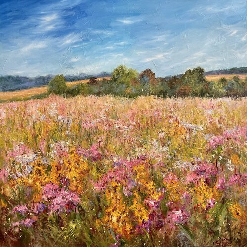 Après-midi ensoleillé van Diana Malivani, Schilderij te koop op Singulart