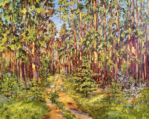 By the Forest by Diana Malivani, 회화 for Sale on Singulart