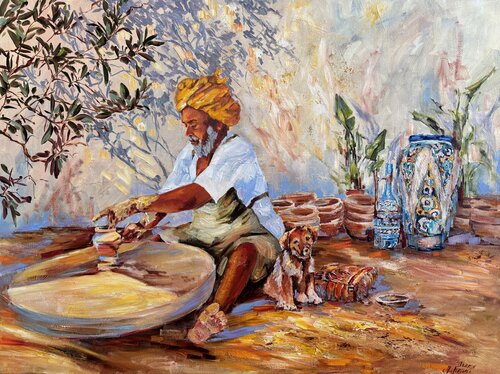 The Potter de Diana Malivani, Pintura a la venta en Singulart