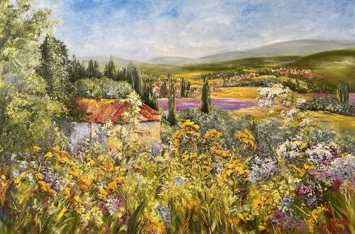 Summer in Provence di Diana Malivani, Pittura in vendita su Singulart