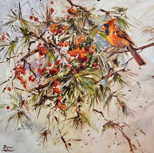 Christmas by Diana Malivani, Painting for Sale on Singulart