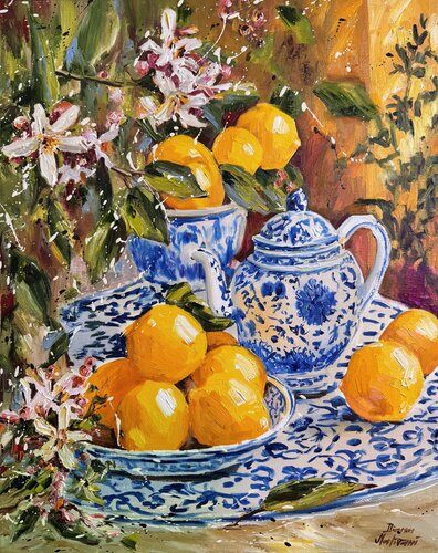 Limoni di Sicilia von Diana Malivani, Malerei kaufen auf Singulart