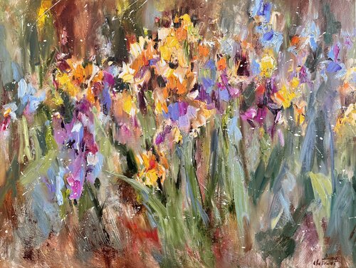 Iris van Diana Malivani, Schilderij te koop op Singulart