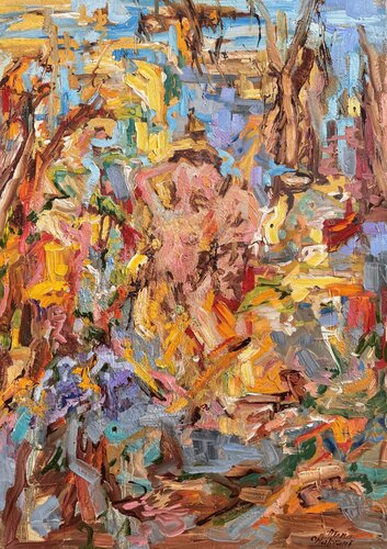 In the Garden di Diana Malivani, Pittura in vendita su Singulart