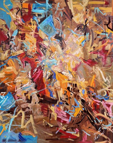 Jazz Party van Diana Malivani, Schilderij te koop op Singulart