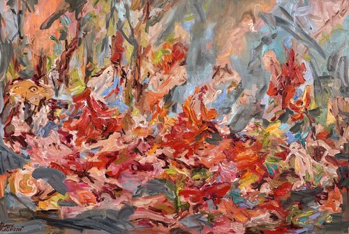 Poppies von Diana Malivani, Malerei kaufen auf Singulart