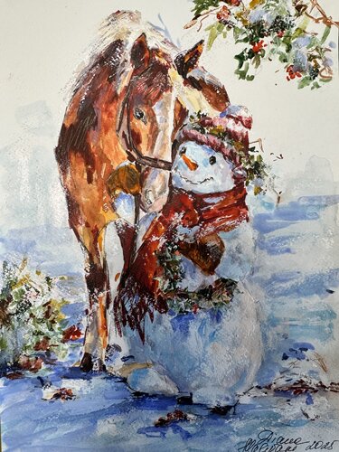December di Diana Malivani, Disegno in vendita su Singulart