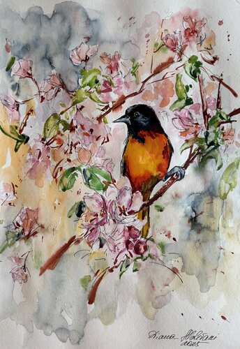 In the Blooming Tree by Diana Malivani, 소묘 for Sale on Singulart