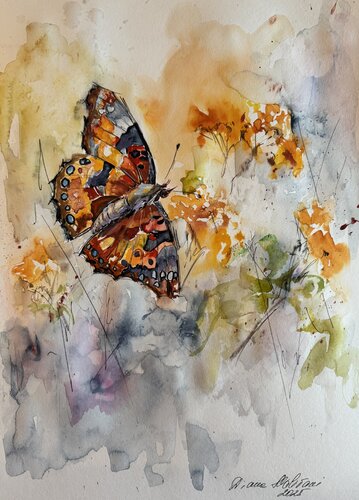 Butterfly. N 1 by Diana Malivani, Drawing for Sale on Singulart