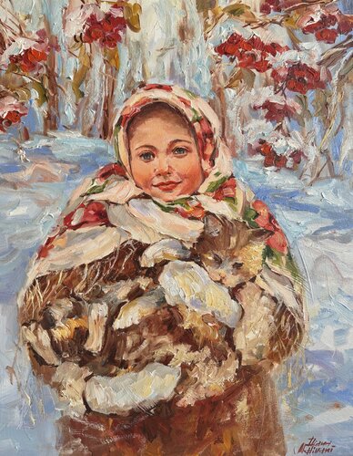 Winter van Diana Malivani, Schilderij te koop op Singulart