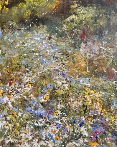 Summer Meadow von Diana Malivani, Malerei kaufen auf Singulart