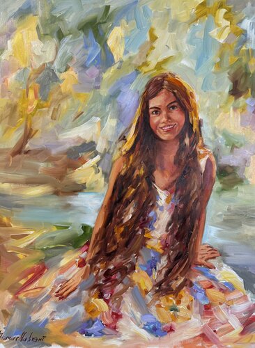 La studentessa di Diana Malivani, Pittura in vendita su Singulart