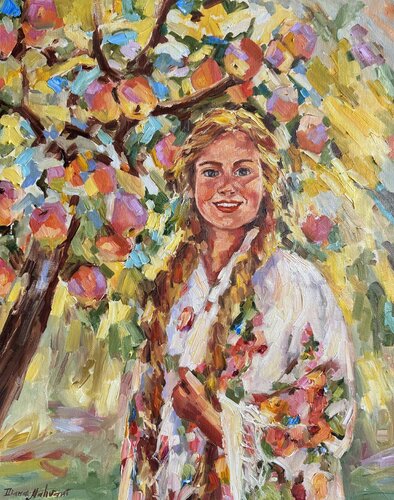 Under the Apple Tree von Diana Malivani, Malerei kaufen auf Singulart