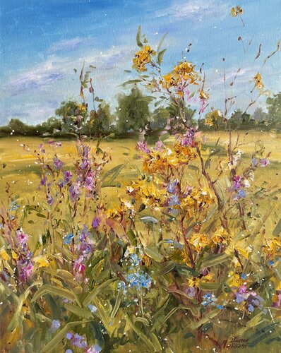 Meadow Grass von Diana Malivani, Malerei kaufen auf Singulart
