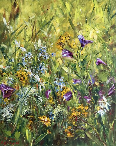 Bluebells von Diana Malivani, Malerei kaufen auf Singulart
