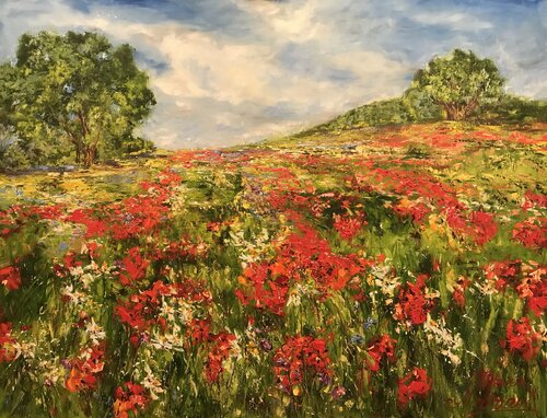 Symphonie Estivale di Diana Malivani, Pittura in vendita su Singulart