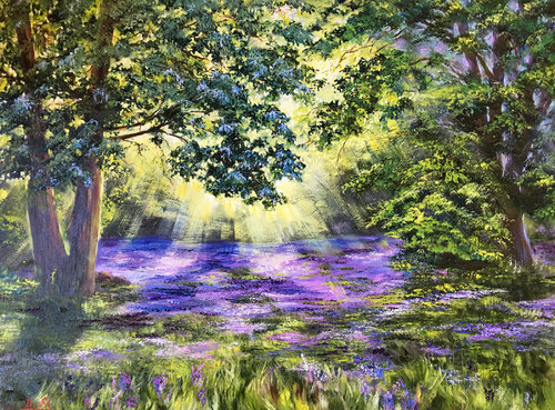 In the Shade of the Wood di Diana Malivani, Pittura in vendita su Singulart