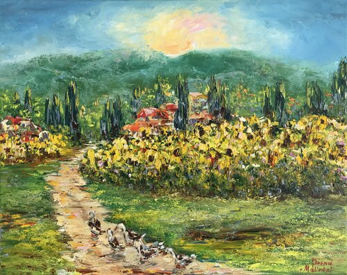 On the Way Home di Diana Malivani, Pittura in vendita su Singulart