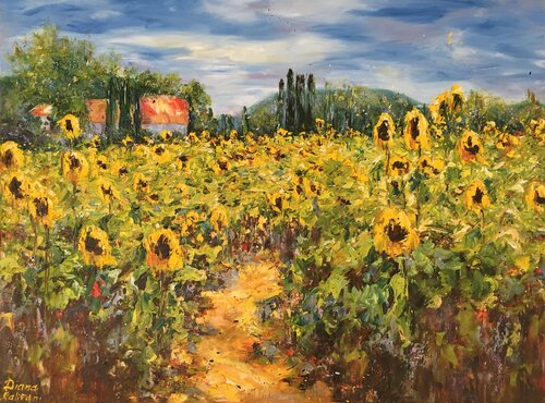 Sunflowers di Diana Malivani, Pittura in vendita su Singulart