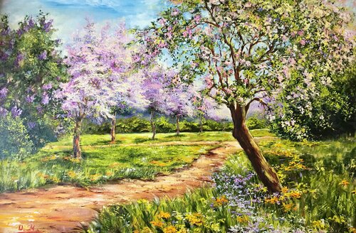 Scent of Spring di Diana Malivani, Pittura in vendita su Singulart