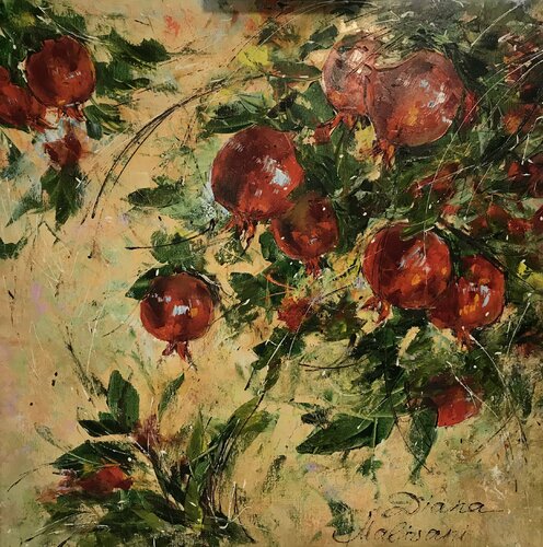 Pomegranates van Diana Malivani, Schilderij te koop op Singulart