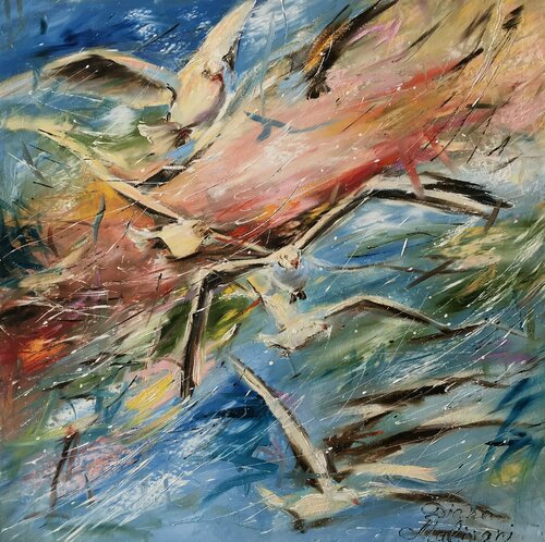 Gulls van Diana Malivani, Schilderij te koop op Singulart