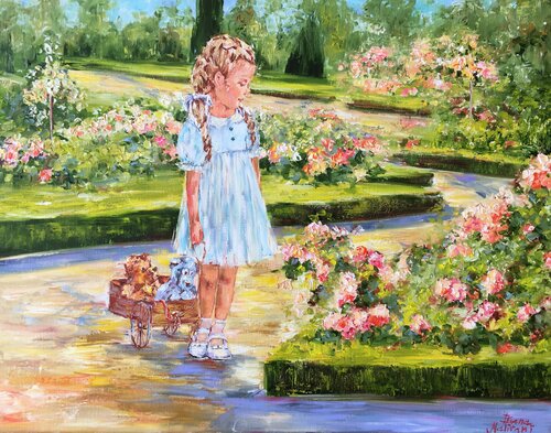 Dans les jardins de Bagatelle Diana Malivani