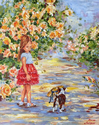 Le chapeau retrouvé di Diana Malivani, Pittura in vendita su Singulart