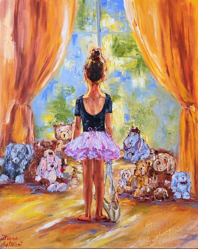 Petite ballerine van Diana Malivani, Schilderij te koop op Singulart