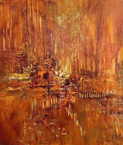 The Sun of India di Diana Malivani, Pittura in vendita su Singulart