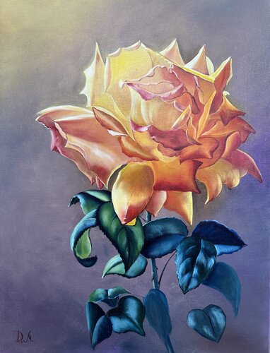Rose by Diana Malivani, 회화 for Sale on Singulart
