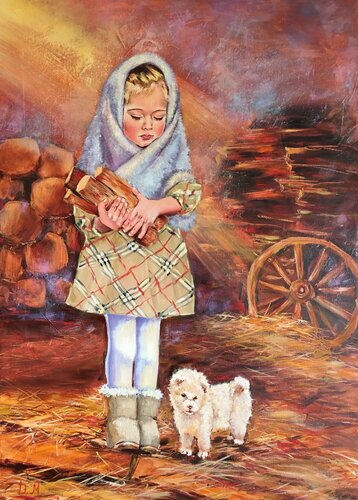 The First Day of Winter van Diana Malivani, Schilderij te koop op Singulart