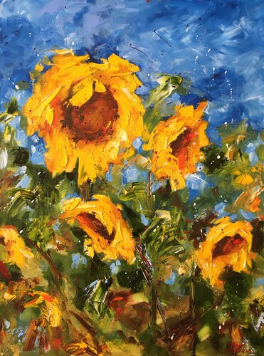 Sous le ciel de Provence van Diana Malivani, Schilderij te koop op Singulart