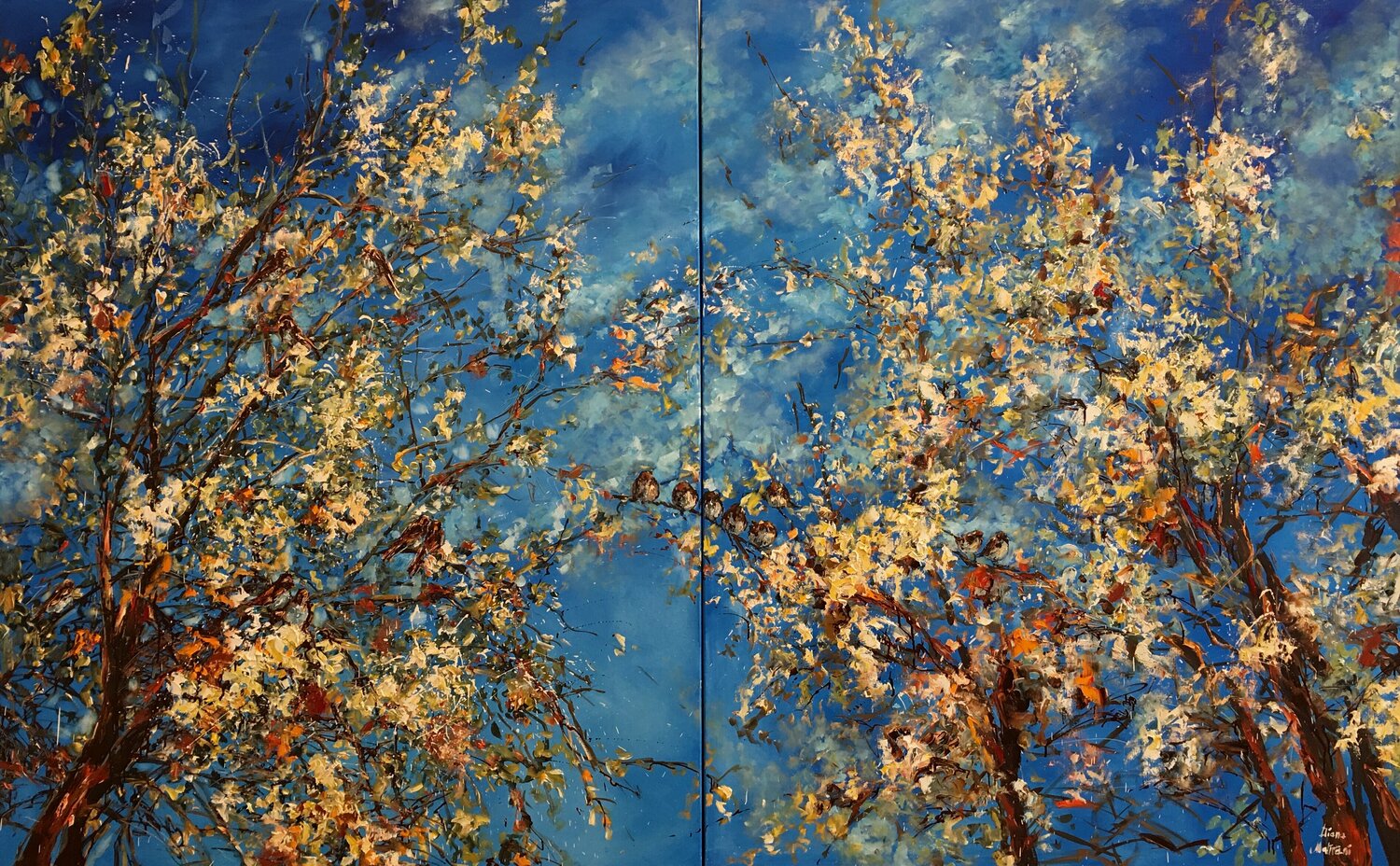 L'éveil. Diptych Diana Malivani