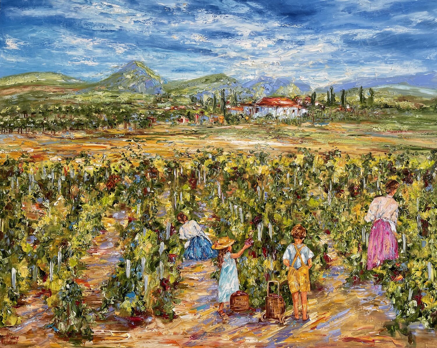Le temps des vendanges Diana Malivani
