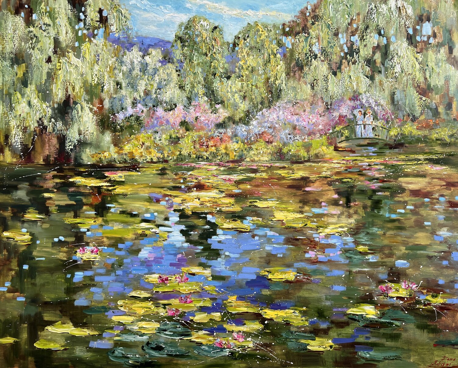 Promenade à Giverny Diana Malivani