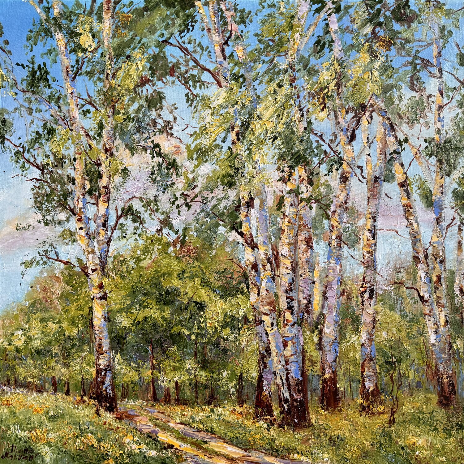 A Path in the Birch Forest Diana Malivani