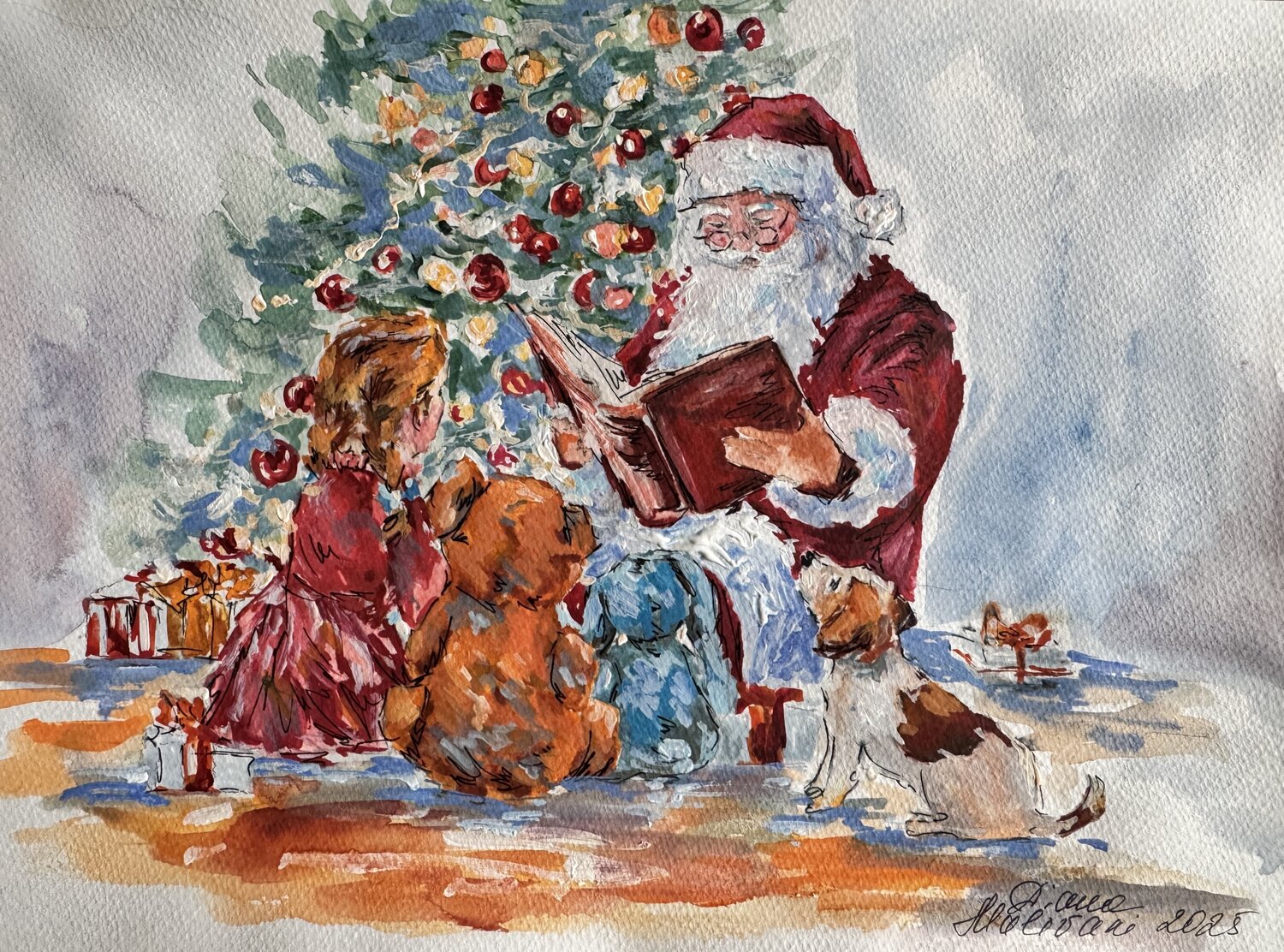 Les contes du Père Noël Diana Malivani Zeichnungen zu verkaufen