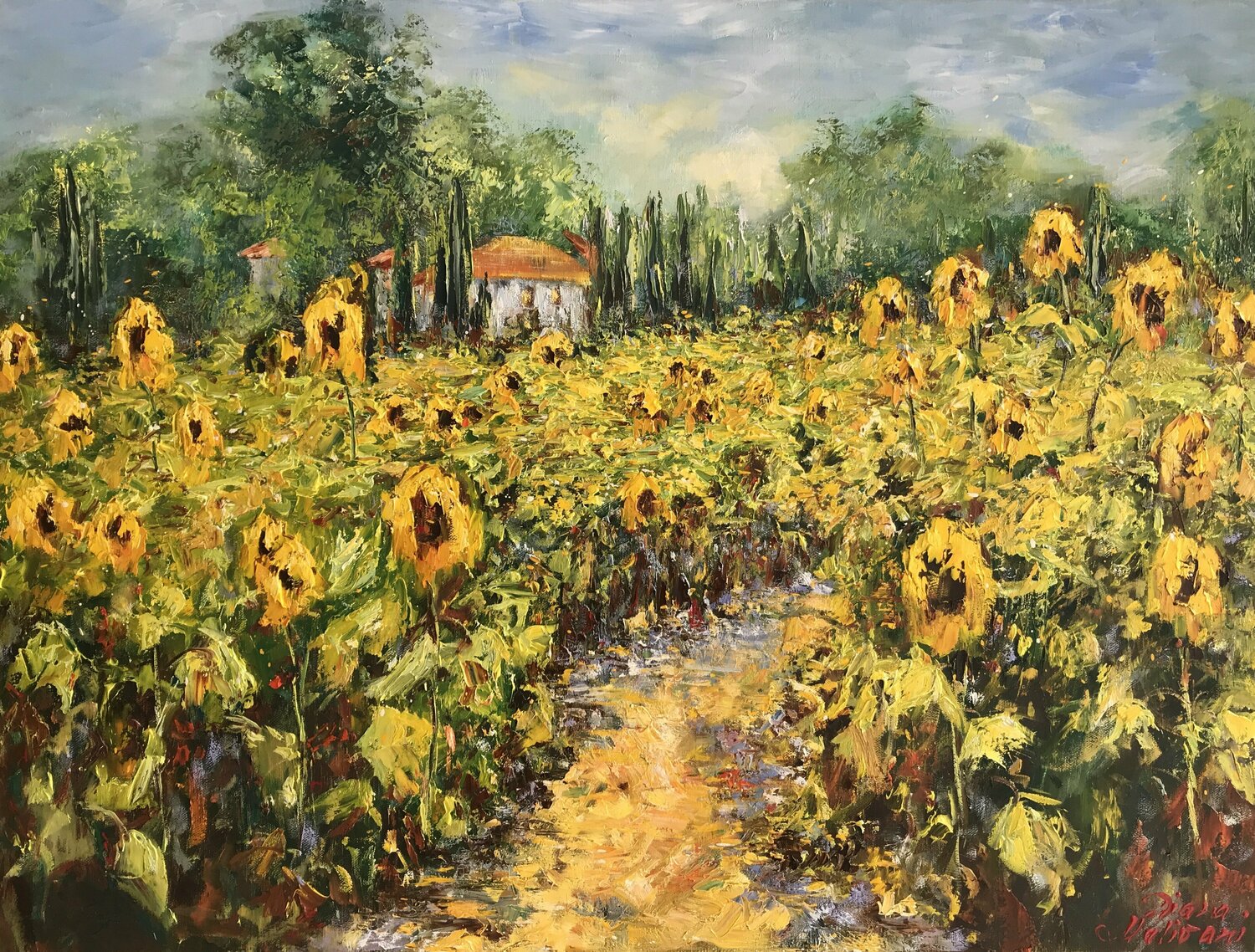 Sunflowers Diana Malivani