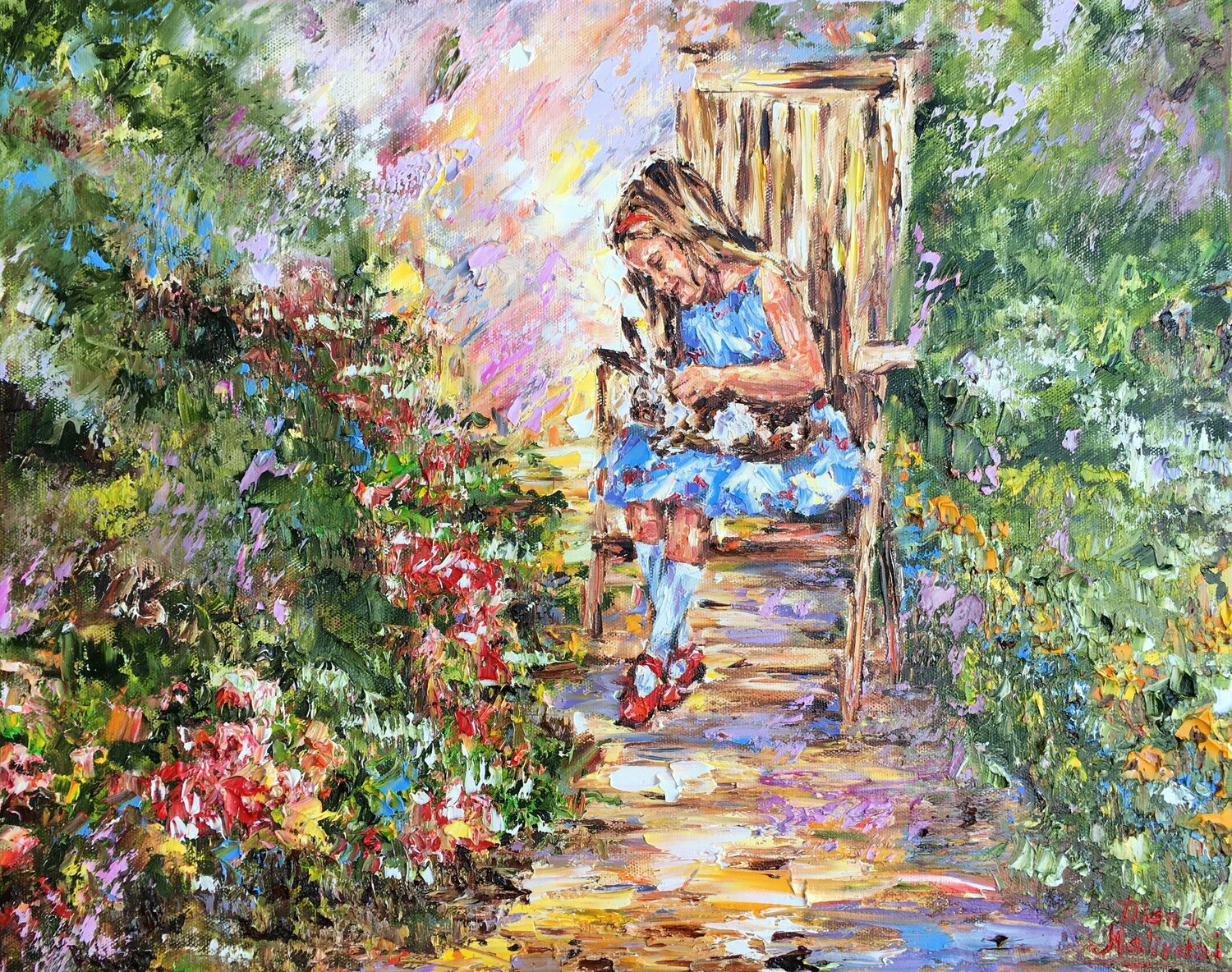 Matinée dans le jardin Diana Malivani