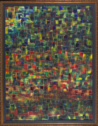 The Gradual Return of Red and Yellow di Quinn Stilletto Fine Arts, Pittura in vendita su Singulart