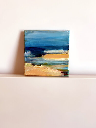 Mi playa-1 by Merce Domenech, Painting for Sale on Singulart