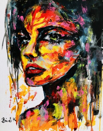 Breaking Trouth par Konrad Biro, Peinture en vente sur Singulart
