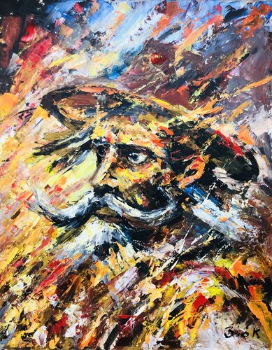 Don Quijote par Konrad Biro, Peinture en vente sur Singulart