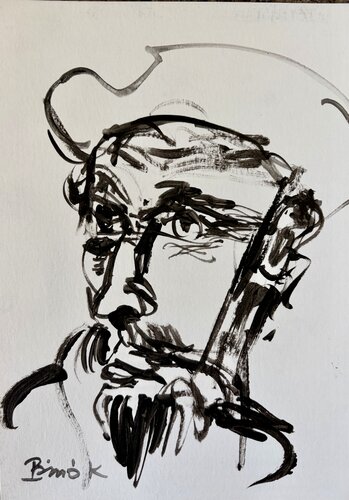 Don Quixote series par Konrad Biro, Dessin en vente sur Singulart