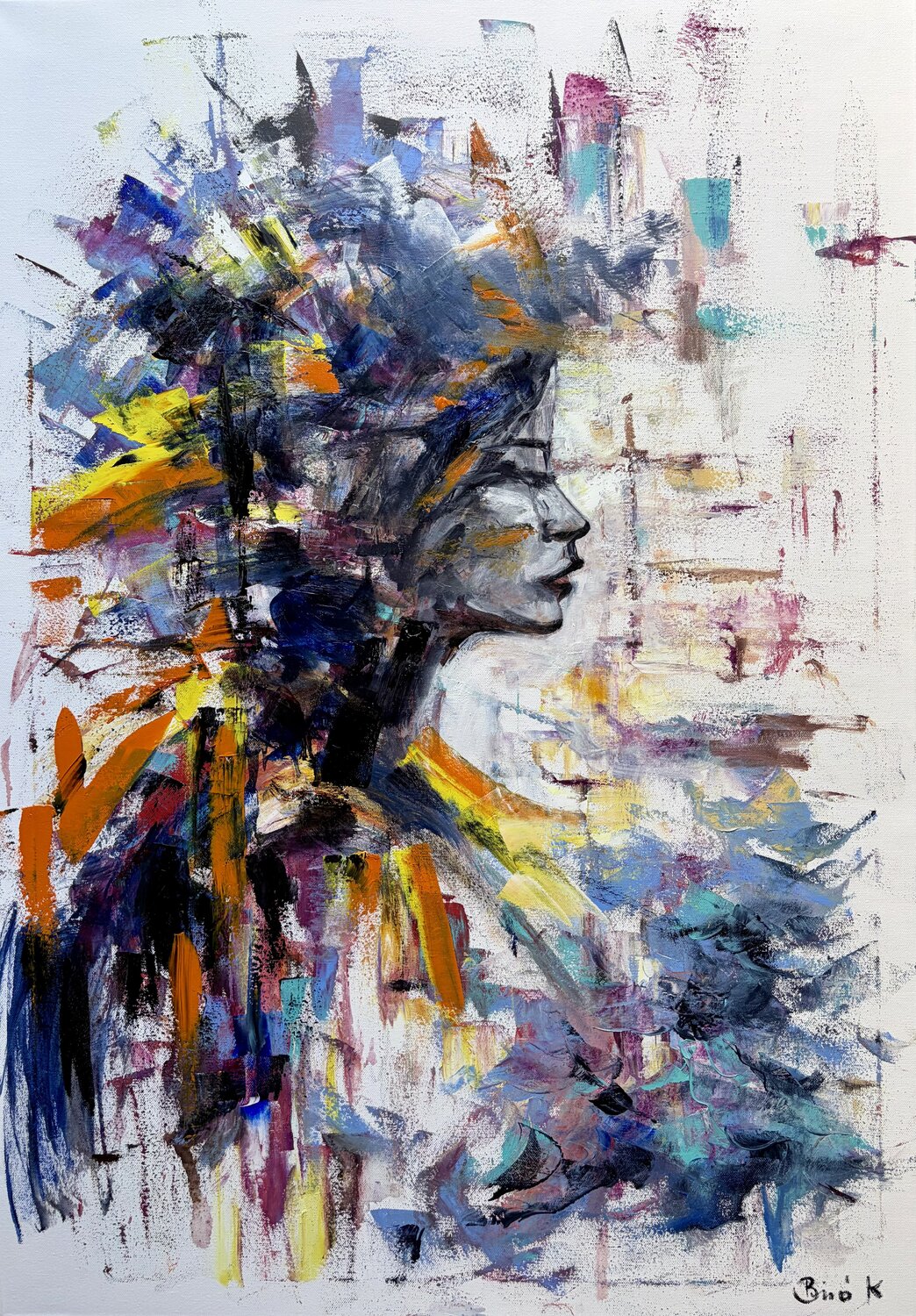 Inner Fire Konrad Biro Peinture originale à vendre