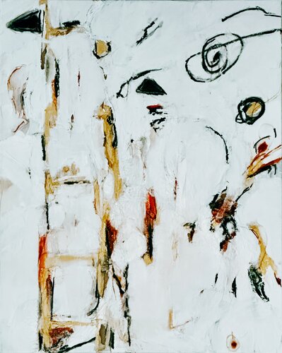 Footsteps on the Ladder of Time de Willem Boronski, Pintura a la venta en Singulart