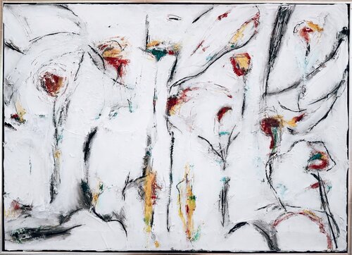 I saw the flowers come and go van Willem Boronski, Schilderij te koop op Singulart