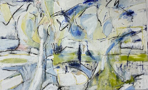 On the Road to Tarascon, Tangled up in Blue van Willem Boronski, Schilderij te koop op Singulart